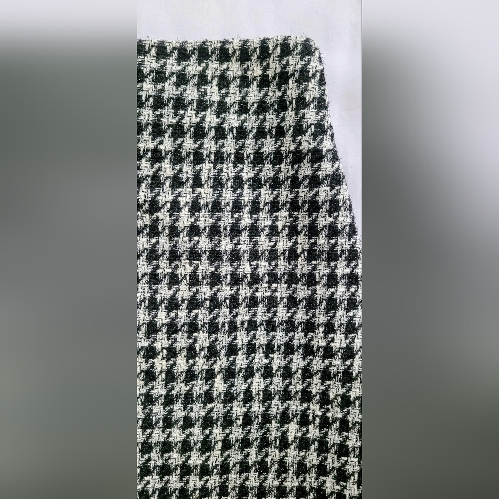NWOT! LOFT Fall Glam Houndstooth Shimmer Y2k Women's Formal Mini Skirt 8/Medium - Picture 6 of 17